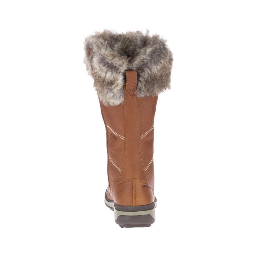 Bottes Merrell Snowcreek Tall Polar Waterproof Marron Femme | D.O.NHIQ